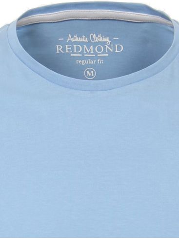 REDMOND Men's light blue short sleeve T-Shirt 665 Color 11