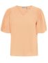 FRANSA Women's orange V-neck T-shirt 20614091-141230 Orange