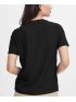 FRANSA Γυναικείο μαύρο tshirt μπλουζάκι 20614086-200113