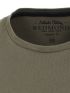 REDMOND Men's olive short-sleeved T-Shirt, regular fit