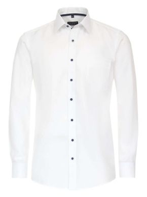 More about REDMOND Men's white long sleeve shirt