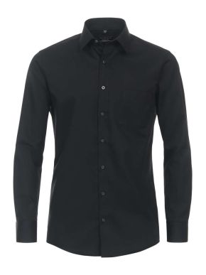 REDMOND Men's black long sleeve shirt