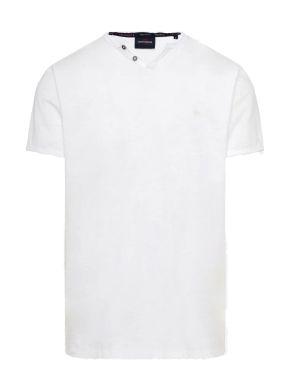 More about FUNKY BUDDHA Ανδρικό λευκό T-Shirt FBM009-004-04 WHITE