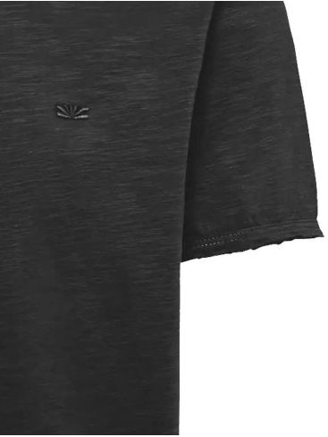 FUNKY BUDDHA Ανδρικό μαύρο T-Shirt FBM009-004-04 BLACK