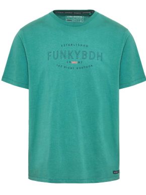 More about FUNKY BUDDHA Ανδρικό πράσινο T-Shirt FBM009-094-04 PALM LEAF
