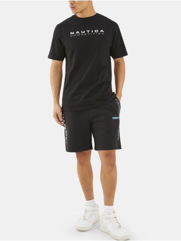 NAUTICA Competition Men's Black Short Sleeve T-Shirt HOLDEN N7M01359 Black
