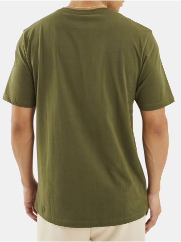 NAUTICA Competition Ανδρικό λαδί κοντομάνικο T-Shirt μπλουζάκι VANCE N7M01372 KHAKI 506