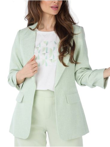 ESQUALO Women's jacket SP24 10008 Pastel Green