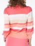 ESQUALO Γυναικεία πολύχρωμη μπλούζα πλεκτή SP24 07024 Strawberry