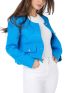 ESQUALO Γυναικείο μπλέ σακάκι SP24 19003 Blue
