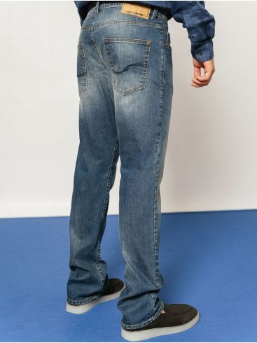 EDWARD Ανδρικό μπλέ παντελόνι τζίν Martin-61 Jeans MP-D-JNS-S24-027