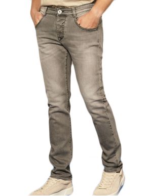 EDWARD Men's gray jeans Dani-tp MP-D-JNS-S24-007-MEDIUM GRAY DENIM