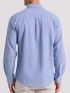 FUNKY BUDDHA Ανδρικό μπλέ πουκάμισο FBM009-034-05 BLUEPRINT