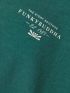 FUNKY BUDDHA Men's green T-Shirt FBM009-001-04 PALM LEAF