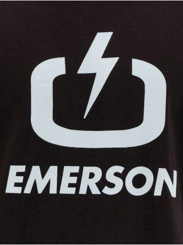 EMERSON Men's Black T-Shirt 231.EM33.01 Black ..