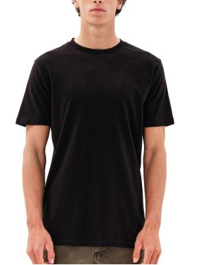 EMERSON Men's Black T-Shirt 231.EM33.122 Black ..