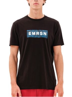 EMERSON Ανδρικό μαύρο μπλουζάκι T-Shirt 231.EM33.73 Black ..