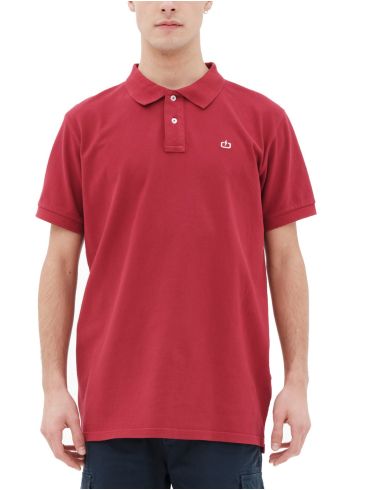 EMERSON Men's Red Short Sleeve Pique Polo Shirt 221.EM35.69GD Red ..