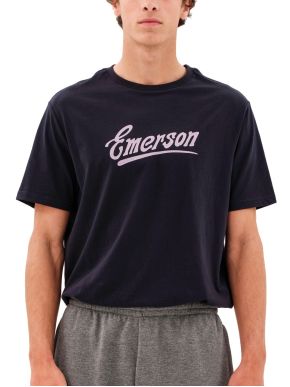 EMERSON Men's navy blue T-Shirt 231.EM33.130 NAVY BLUE ..