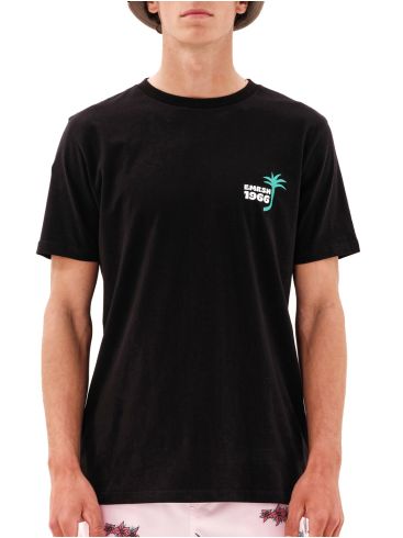 EMERSON Ανδρικό μαύρο μπλουζάκι T-Shirt 231.EM33.36 Black ..