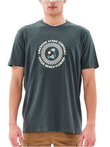 EMERSON Men's Green T-Shirt 231.EM33.46 FOREST..