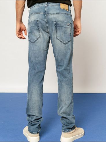 EDWARD Men's blue jeans Dani MP-D-JNS-S24-026-MEDIUM BLUE DENIM