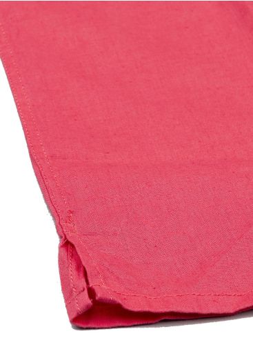 LOSAN Ανδρικό ροζ κοντομάνικο πουκάμισο LMNAP0102_24005 pink