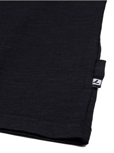 LOSAN Ανδρικό μαύρο κοντομάνικο μπλουζάκι T-Shirt LMNAP0103-24010 black