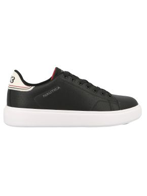 NAUTICA Men's Black Sneaker NTM4140F00-03-BLACK-WHITE