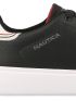 NAUTICA Men's Black Sneaker NTM4140F00-03-BLACK-WHITE