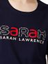 SARAH LAWRENCE Γυναικείο μπλέ navy κοντομάνικο μπλουζάκι T-Shirt 2-516131 Navy