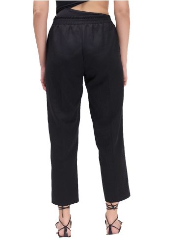 FIBES Γυναικείο μαύρο παντελόνι κουστουμιού 04-7230 black