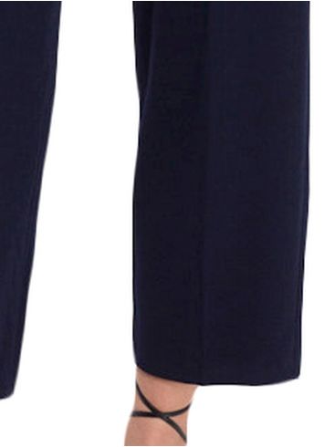 FIBES Γυναικείο μπλέ navy παντελόνι κουστουμιού 04-7230 Blue