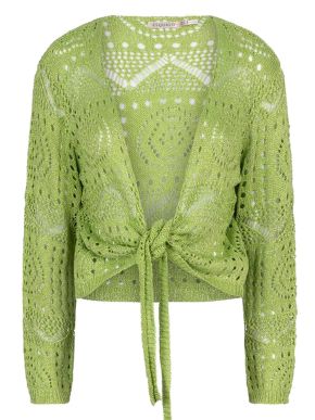 ESQUALO Women's loose knit bolero jacket. HS24 18202