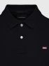 FUNKY BUDDHA Ανδρικό μαύρο κοντομάνικο πικέ πόλο μπλουζάκι FBM009-001-11 BLACK