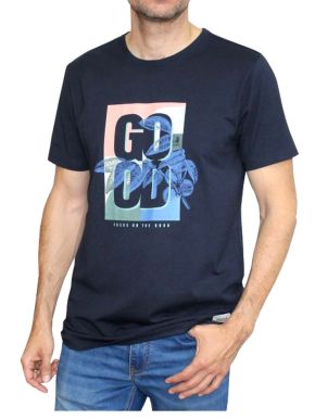 More about FORESTAL Ανδρικό μπλέ κοντομάνικο μπλουζάκι t-shirt 701303