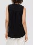 S.OLIVER Γυναικεία μαύρη κοντομάνικη μπλούζα 2141786 black