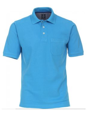 REDMOND Men's Blue Pique Polo Shirt 900/1